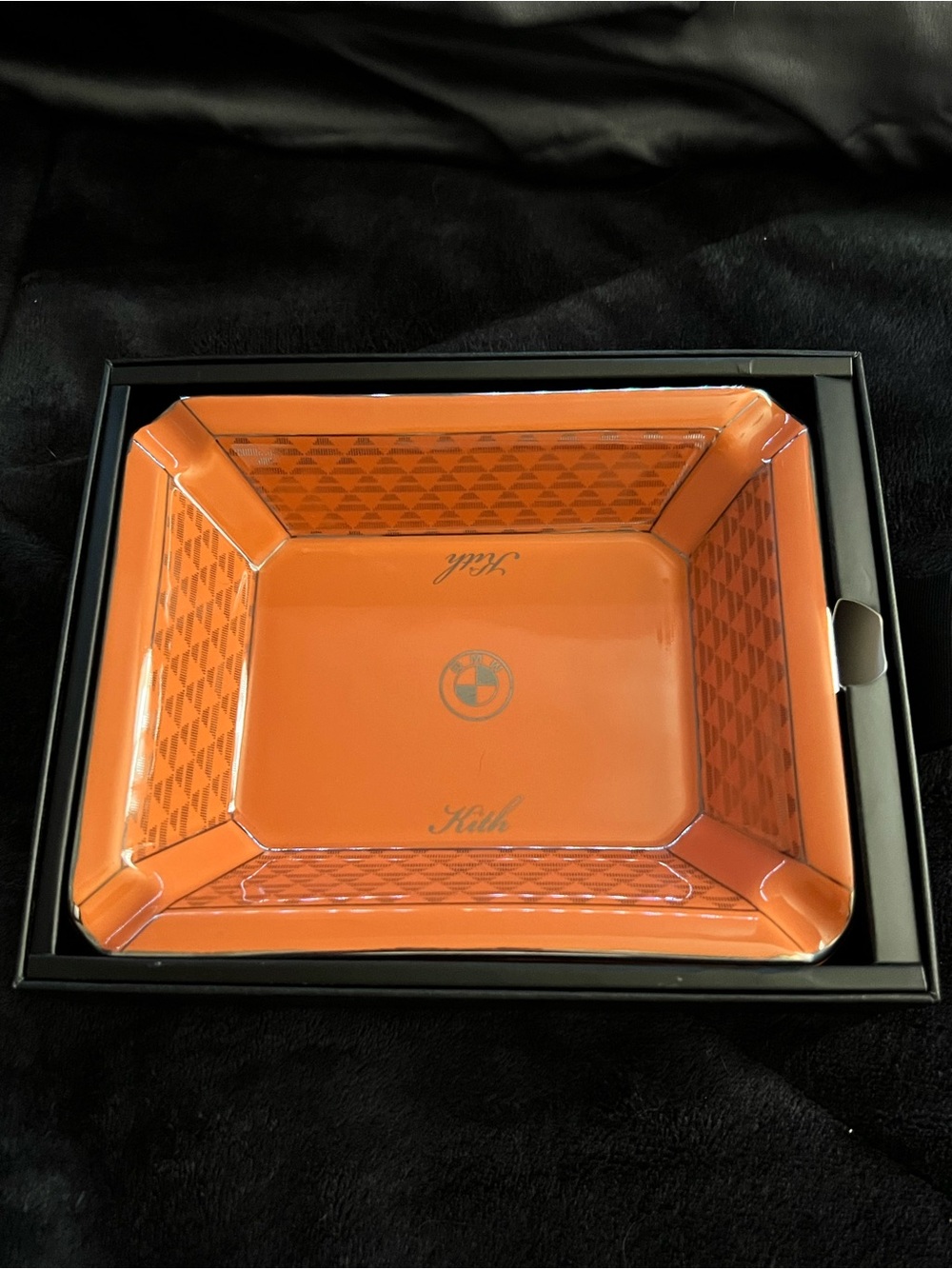 BMW Orange Logo Ceramic Tray